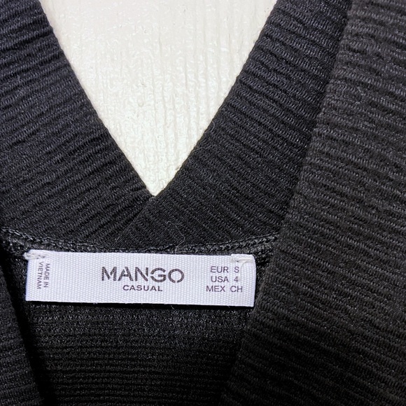 Mango black form fitting dress (size 4, brand new) - Picture 3 of 3